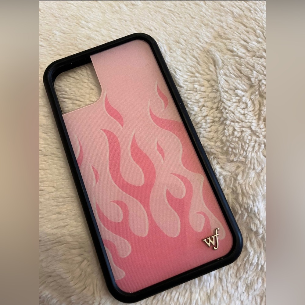 Pink flame wildflower case